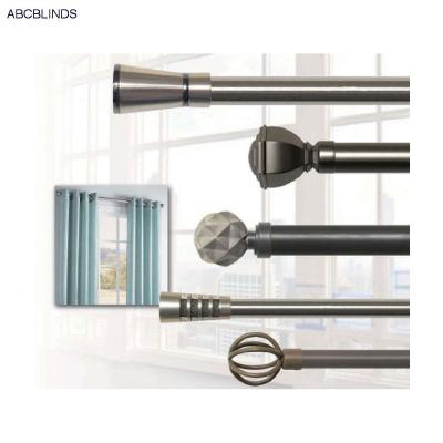 China Minimalist Metal Pole Window Curtain Finial Accessories Rod for sale