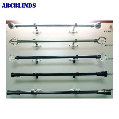 China Contemporary Decorative Plexi Finials For European Style Metal Curtain Rod for sale