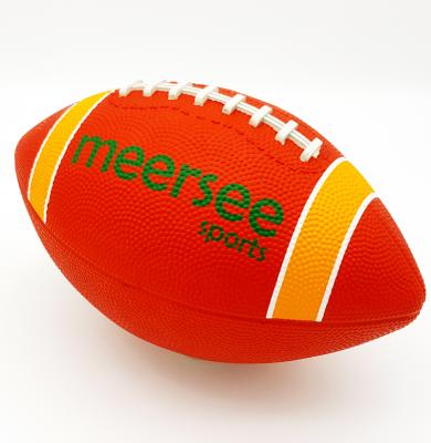 China For Kids Factory Directly Sales Orange Strap Printed Size 6 American Football for sale