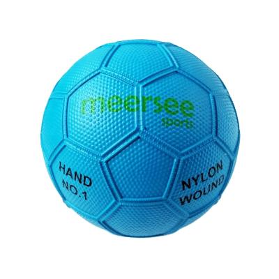 China Wholesale Custom Logo Mini Rubber Beach Handball In Promotion/Training/Practice Different Sizes for sale