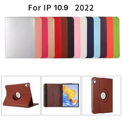 China 2022 ipad10 10.9 applicable to ipad 2022 10 10.9 rotating bracket ipad8/9/9.7 sleeve mini5/6 sleeve protective leather shells for sale