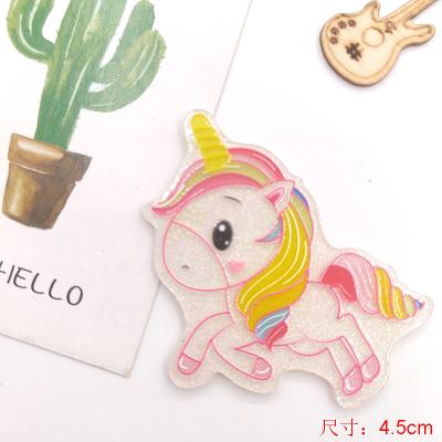 China Unicorn The Unicorn DIYr Frosted Headdress Acrylic Animal Material Hairpin Accessories Decorative Material for sale