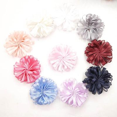 China European and American Radish Flower DIY Style Flower 6cm Hair Ring Hairpin Hair Ring Silk Matching Flower Corsage Accessories European and American for sale