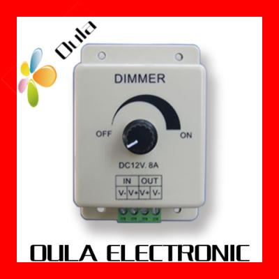 China Waterproof IP67 LED Dimmer 8A Of LED Lighting Controllers DC 12V For Strip Light for sale