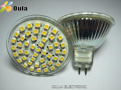 China Alto brilho 3W quartzo vidro LED Spot lâmpadas 110 - 130º-v com 160 LM, adaptador interno à venda