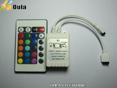 China 24 Clave aluminio RF Dimmer IR LED tira el conector de luz 40 w DC 5V con corriente constante en venta