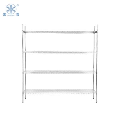 China Corrosion Protection Steel Metal Shelves Factory Storage Warehouse Goods Shelf for sale