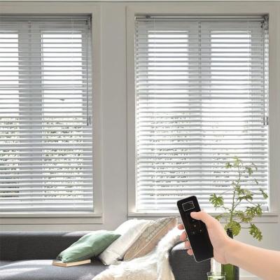 China Easy Clean Waterproof Horizontal Automatic Electric Venetian Blinds Waterproof/Fireproof/Dustproof/Soundproof for sale