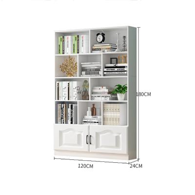 China Simple Foldable Household Shelf Display Books Cabinet Furniture Study Bookcase for sale