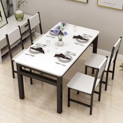 China Extendable Cheap Price Restaurants And Cafes Wooden Dining Table Dining Table And Chair With 4 Seater for sale