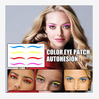 China Wholesale Temporary Christmas Eye Liner Glitter Line Stick Eyeliner Eyelash Makeup Eyelid Sticker for sale