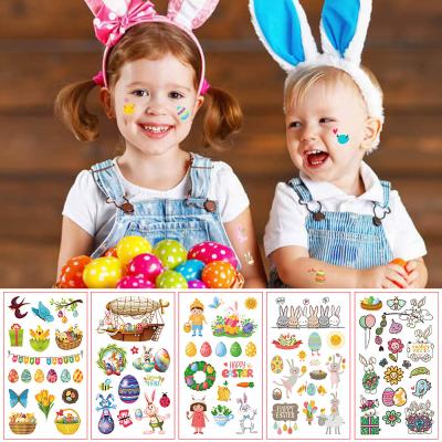 China Temporary Party Gifts Non-Toxic Easter Cardboard Kids Love Temporary Arm Body Tattoo Stickers for sale