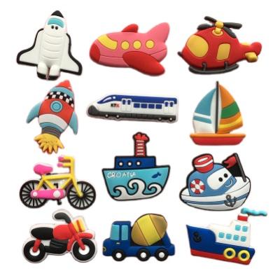 China Shape CMYK Printed Cartoon Traffic Custom PVC Fridge Magnet Soft PVC Rubber Fridge Magnets for sale