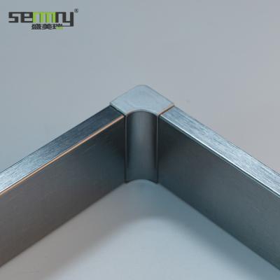 China Contemporary Vintage Aluminum Skirting Board Workshop Sanding Waterproof Aluminum Skirting Board Supplier for sale