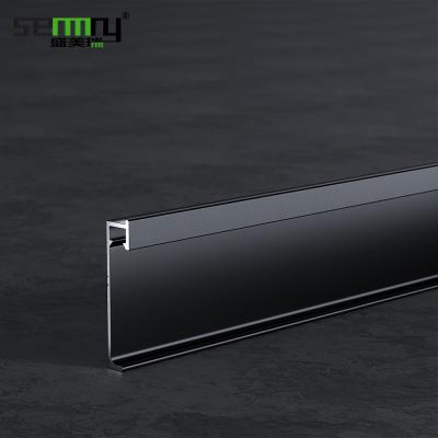 China Contemporary Most Popular Aluminum LED Skirting Board Low Voltage Aluminum Skirting Board Mounts for sale