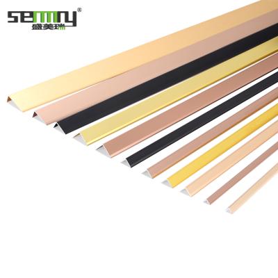 China Modern polishing aluminum hotel l aluminum tile trim Guangdong fire protection tile trim suppliers for sale