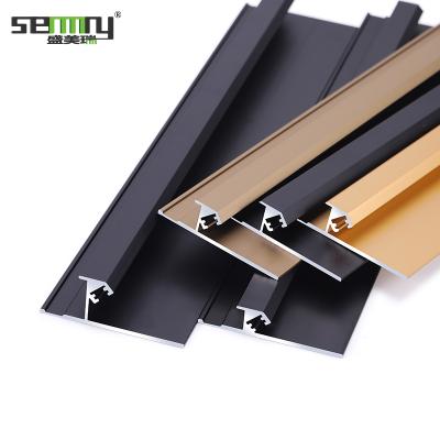 China Hot Selling Modern Ceramic Corner Floor Trimming Accessories Metal Aluminum Tile Trim for sale