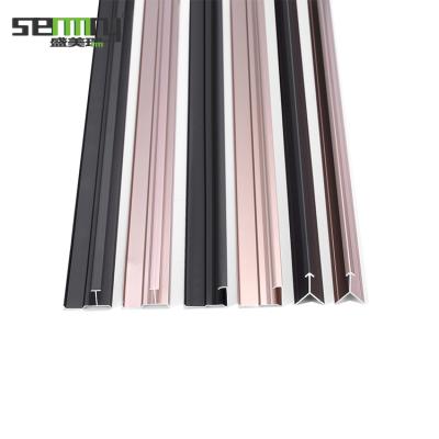 China Profile Modern Decorative Wall Metal Ceramic Tile Outside Corner Edge Tile Flexible Aluminum Trim for sale