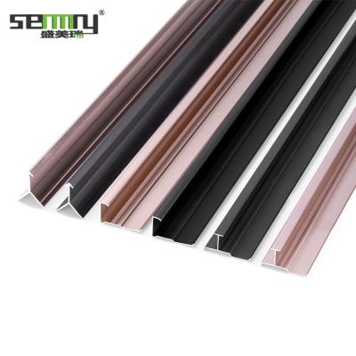 China Modern Decorative Metal Aluminum Profile Ceramic Tile Corner Trim for sale