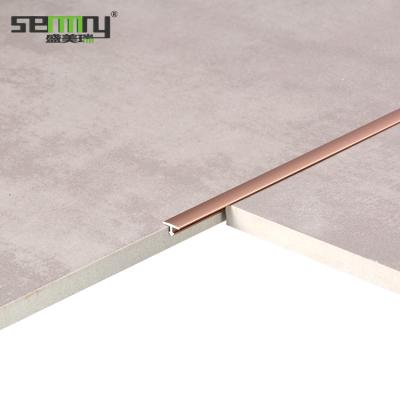 China Modern Hot Selling Hotel Decoration Tile Casting Waterproof Aluminum T Shaped Tile Trim for sale