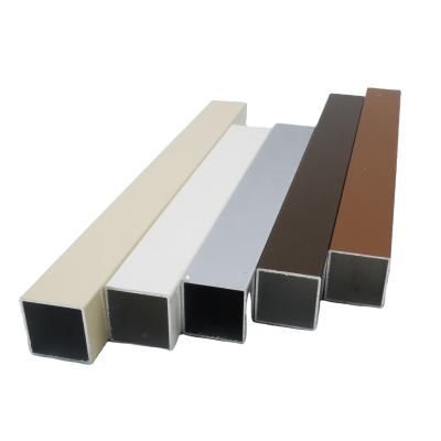 China Modern Standard Rectangular Aluminum Profile Extrusions Aluminum Square Tube Profile for sale