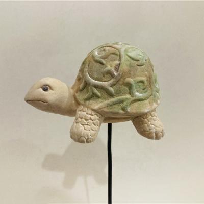 China Garden Home Decoration OEM Custom Ceramic Cute Animal Turtle For Garden Decoration for sale