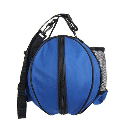 China With USB Sport Gym Bag Soccer Basketball With Ball Compartment Polyester Unisex for sale