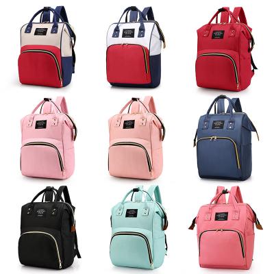 China Custom Diaper Bag Wholesale Diaper Bag Baby Mama Bags Quality Low Price Water Resistant Promotion Women Diaper Backpacks Large for sale