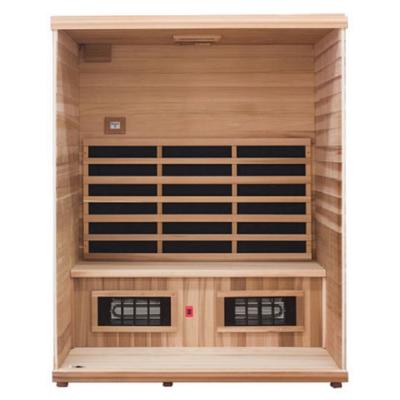 China Infrared Sauna 2 or 3 Person Carbon Stove Computer Control Panel Digital Steam Panel Heater Sauna Device Sauna Wooden Room for sale