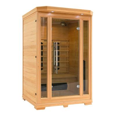 China Computer Control Panel Spectrum Room for 1 Person Full Person Infrared Sauna Room Infrared Spectrum Sauna Room for sale