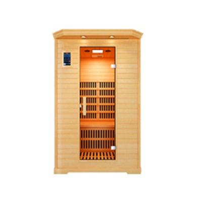 China Computer Control Panel Wholesale Customized Good Quality Solid Wood Infrared Sauna Full Room for sale