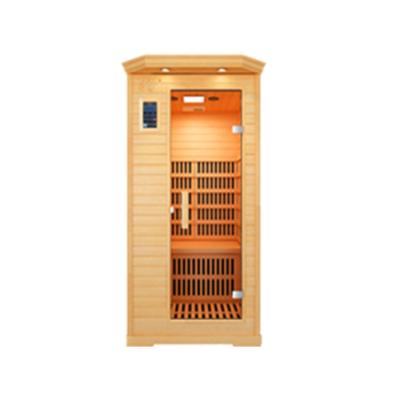 China Computer control panel made in China top quality indoor infrared sauna wood room for sale