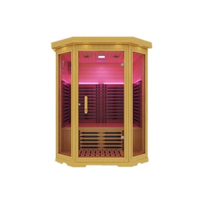 China Computer Control Panel New Fashion Comfortable Infrared Hot Sauna Room 4 Seater for sale