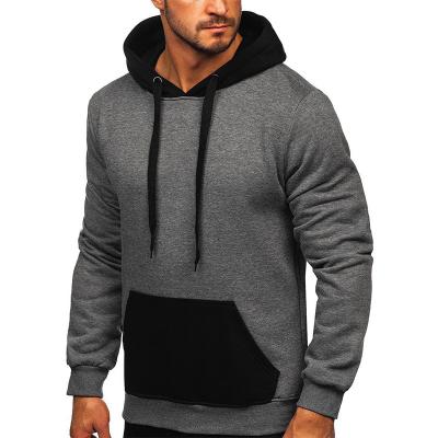 China Factory High Quality Black Grey Cotton Polyester Sport Gym Adjustable Men's Hoodie Sweatshirts for sale