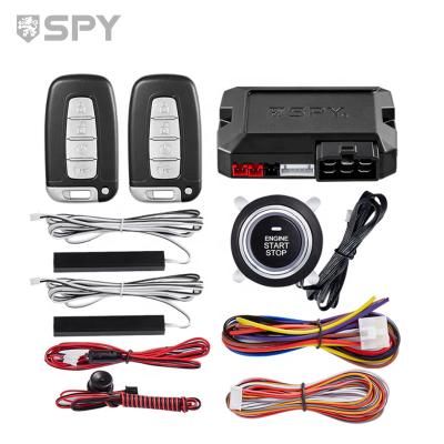 China Passive Keyless Car Truck Bus Taxi Van SPY One Push Start Button Engine Start Entry Car Alarm System for sale