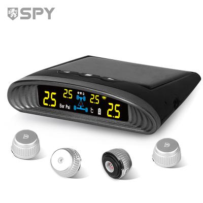 China USB TPMS Tire Pressure Monitoring System SPY Car for Android with Solar Sensor Tire Pressure Measurement Internal Tire Pressure Monitoring System for sale