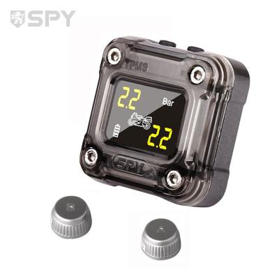 China ESPION Wireless LCD Display Sensor External Motorcycle Tpms Tire Pressure Monitoring System For Motorcycle TPMS-M1 for sale