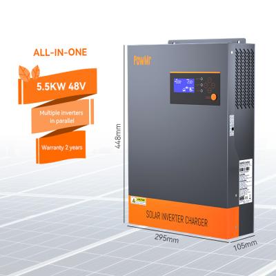 China Can Realize PowMr 5.5KW 230VAC 3Phase MPPT PV Three Phase Output Input 48V With Parallel Function Solar Power Hybrid Inverter for sale