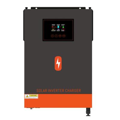 China WIFI& GPRS Available for IOS and Android PowMr 24V 220V High Frequency 3.6KW with 120A MPPT Charge Controller Pure Sine Wave Hybrid Solar Inverter for sale