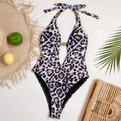 China New Coming Wholesale Breathable Leopard Print Bikini Women 2021 for sale