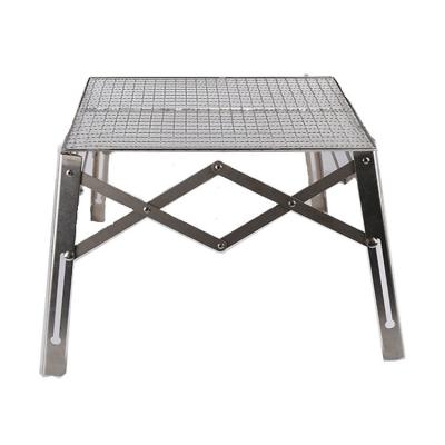 China Easily Assembled Collapsible Stainless Steel Barbecue Cast Iron Chacoal Grills for sale