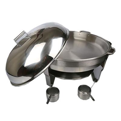 China Large Size Eco - Friendly Kitchen Equipment Buffet Display Food Warmer Chafing Dish for sale