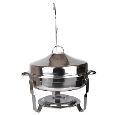 China Stainless Steel Buffet Stainless Steel Food Warmer With Hanging Lid for sale