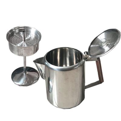 China Viable Hot Selling Portable Stainless Steel Teapot Coffee Kettle for sale