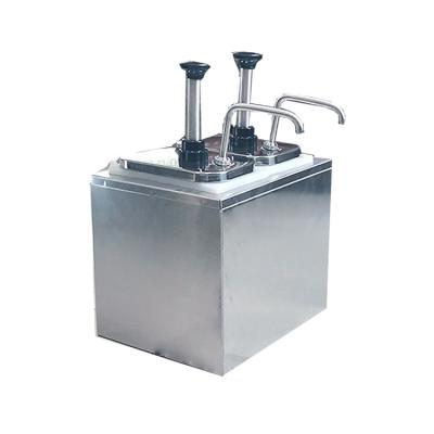 China Removable Popular Stainless Steel Sauce Dispenser Condiment Pump For Restaurant for sale