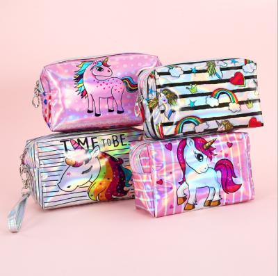 China Fashion Unicorn Cosmetic Bag Unicorn Make Up Pouch Cosmetic Bag for sale