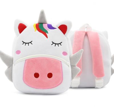 China Lightweight Zoo Unicorn Backpack Fashion Unicorn Backpack Kids Baby School Stuffed Animal for sale