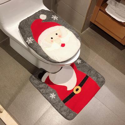 China Popular Christmas Gift Christmas Decoration Supplies for Toilet Seat Cushion Ornaments for sale