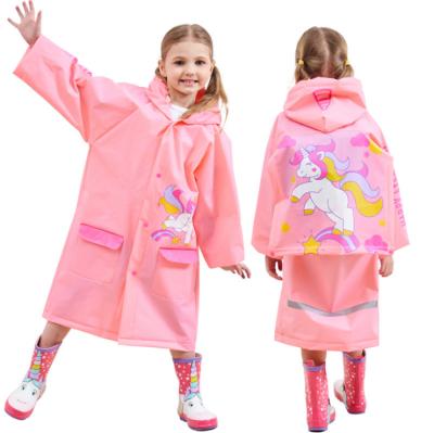 China Unicorn Design Tasteless Bachelor and Children's Raincoat Environmental Protection for sale