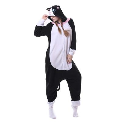 China Cute QUICK DRY Cat Pajamas Polar Fleece Fabric Costume Dress for sale